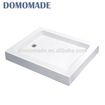 wholesale hotel use artificia cultured deep washbasin acrylic low slate anti slip shower tray